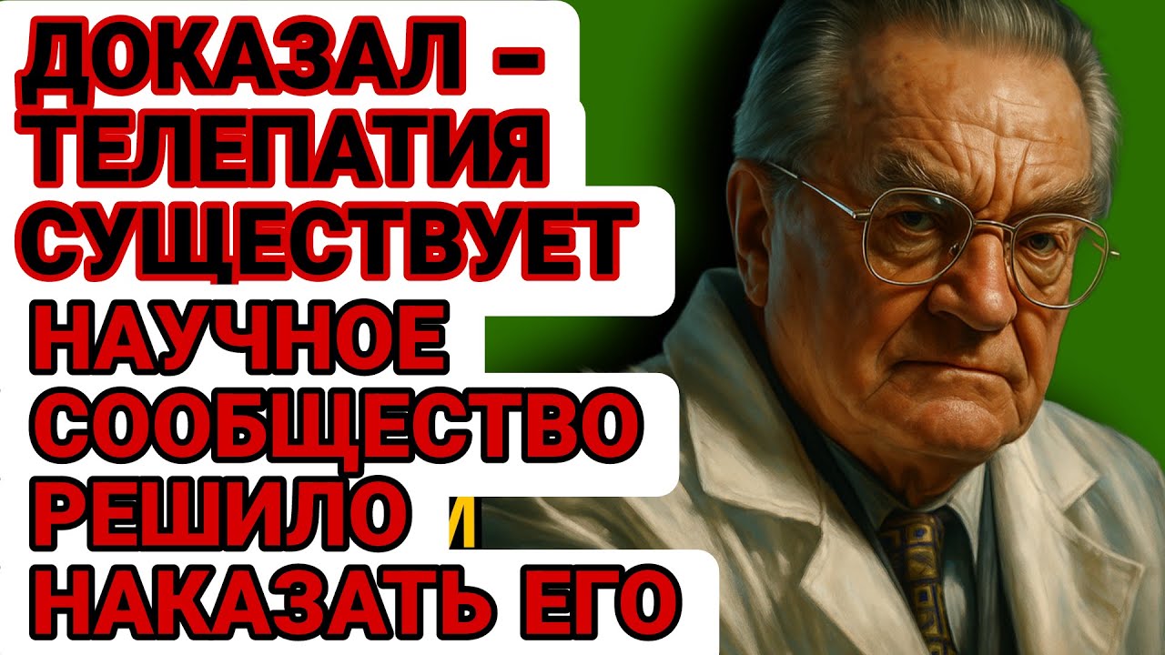 Казначеев. Ученый СССР ДОКАЗАЛ, ЧТО ТЕЛЕПАТИЯ СУЩЕСТВУЕТ! Но его сделали ВРАГОМ НАРОДА!