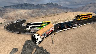 Deadly Roads | World’s Most Dangerous Roads | Bus on Dangerous Mountain Road | dangerous bus driving