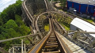 Bandit Wooden Roller Coaster AMAZING 4K Resolution POV Video Movie Park Germany Ultra HD Bandit Wooden Roller Coaster AMAZING 4K Resolution POV Video Movie Park Germany Ultra HD