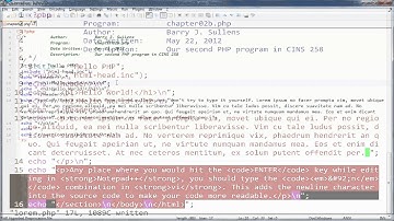 SDEV 253 Copy and Paste with vi