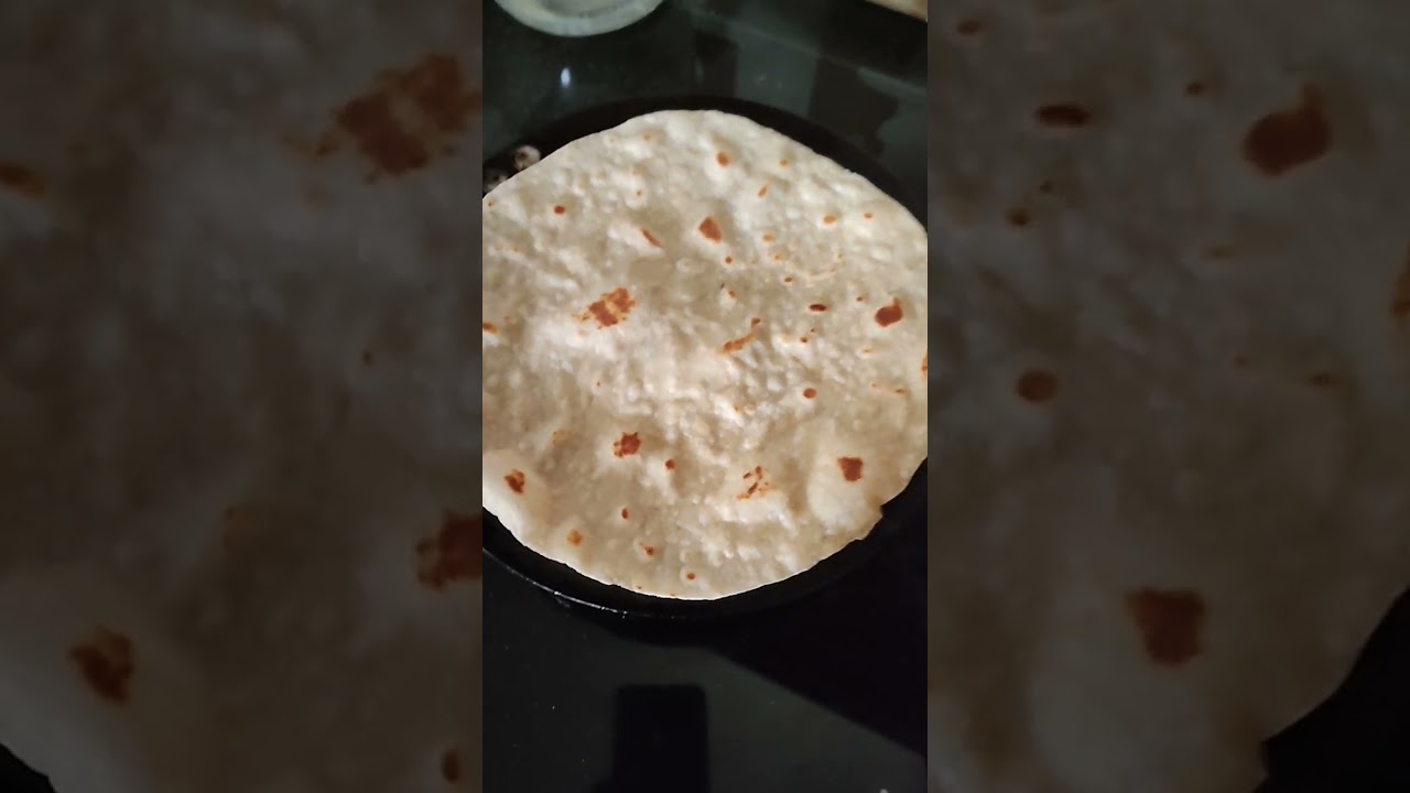 Half cooked chapati...