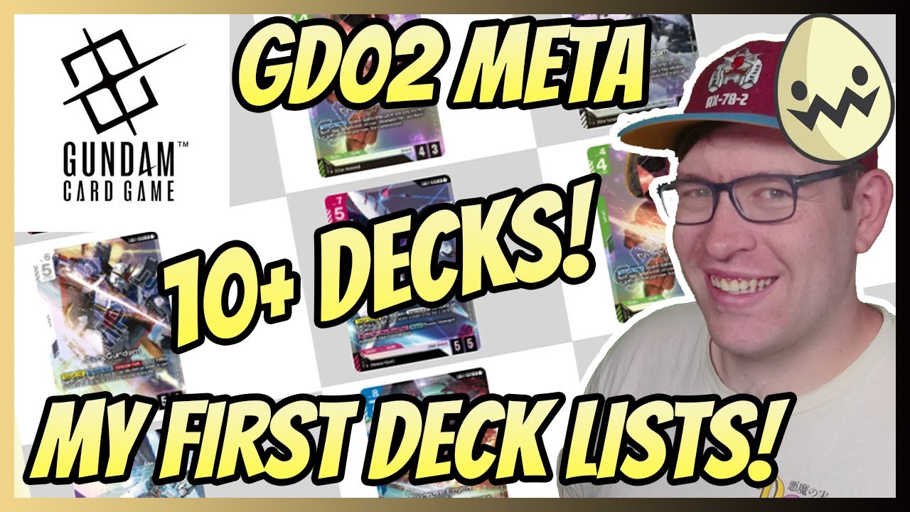 Карточная игра «Гандам»: мои первые колоды GD02! Сборка колоды и теоркрафт!