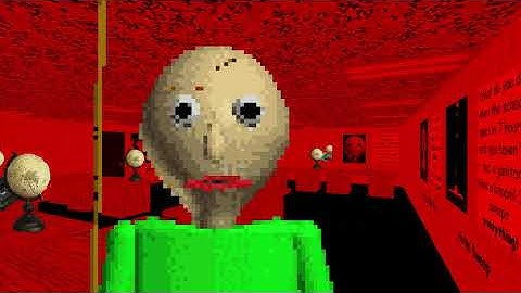 Me trying to beat Baldi