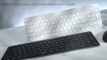 Rapoo Blade Series Multi-mode Wireless Keyboard and Mouse combo - 9320M