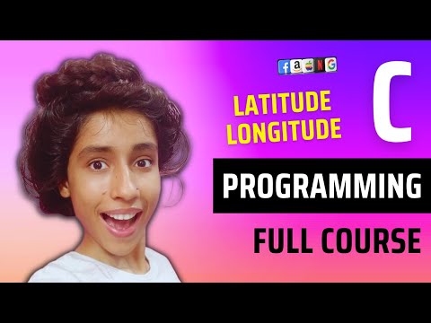 Latitude and Longitude, Distance between Two Places on Earth, C Language Tutorial, Coding Interview