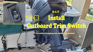 How To Install Mercury Outboard Trim Tilt Switch