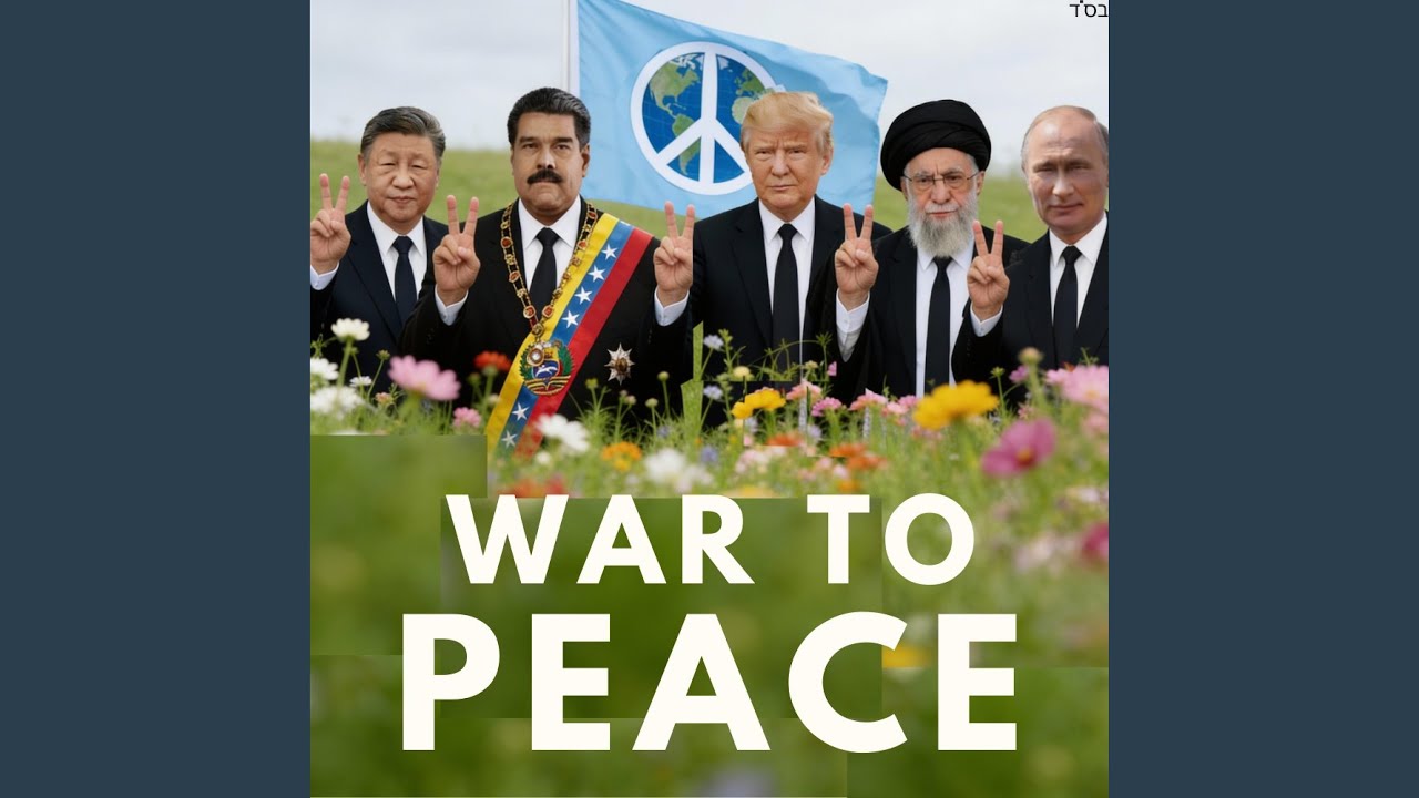 WAR TO PEACE, Iran & Israel's Freedom Anthem Song, English, Hebrew, Farsi, World Peace 2