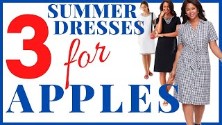3 Flattering Summer Dresses For Apple Shaped Women!