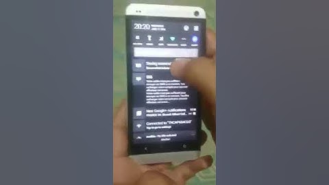 How To Take Screenshot HTC ONE