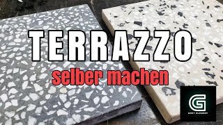 Terrazzo selber machen - aus Zierkies