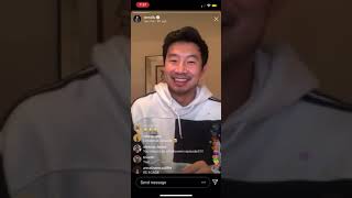 Actor Simu Liu Instagram Live 4-12-202”