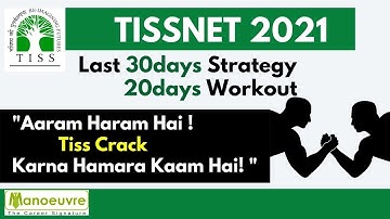 Tissnet 2021 - Last 30days Strategy & 20days Workout | Rigorous Preparation | Do or Die for Tiss ..