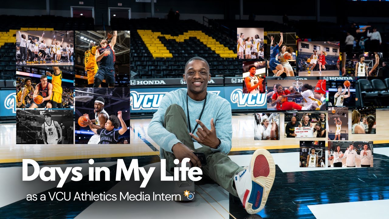 📸 Days in the Life of a College Sports Media Intern | VCU Athletics Vlog