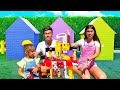 Nastya and Artem Build and Decorate a Playhouse