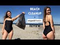 Copenhagen beach clean-up + Organic Basics swimwear review