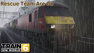 Rescue Team Are Go - West Coast Main Line South - Class 90 - Train Sim World 6
