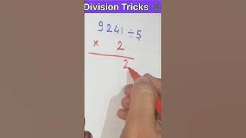 Division Tricks of 5🤔😉#mathstricks #shortsfeed #viral #trending #division #divisiontricks