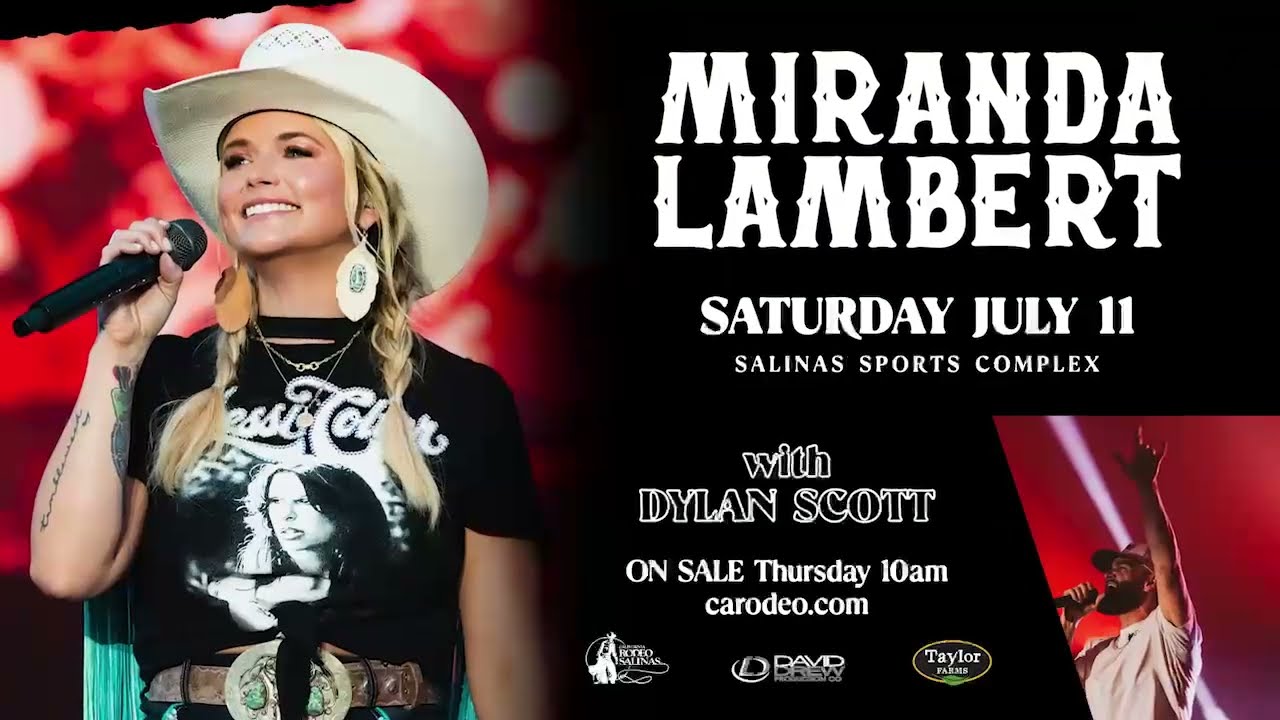 Miranda Lambert to headline California Rodeo Salinas concert