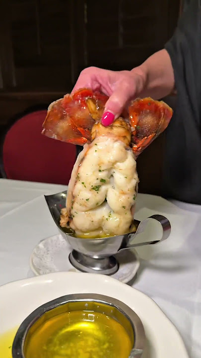 $105 Lobster Tail from @GoldenSteerLasVegas