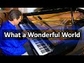 What a wonderful world on piano  louis armstrong  david osborne cover