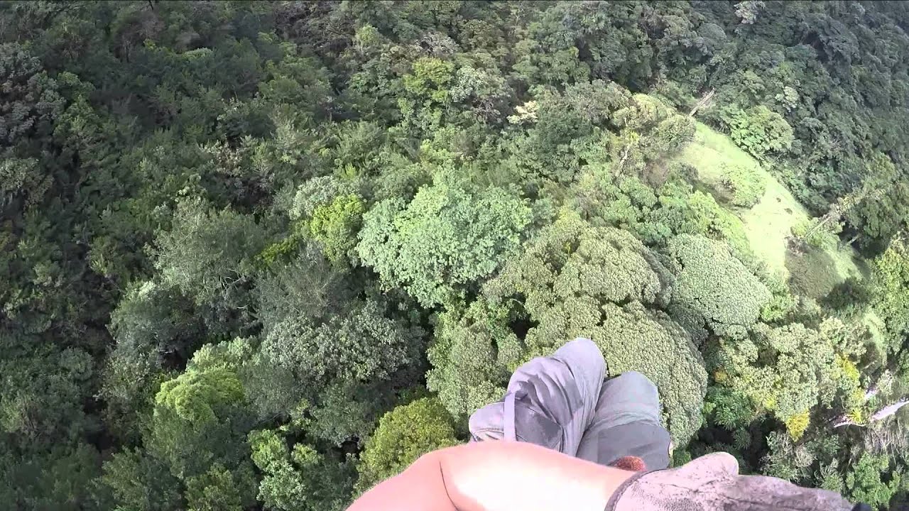 Zipline in Monteverde, Costa Rica - YouTube