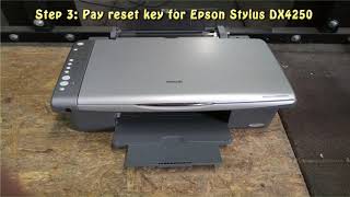 Reset Epson Stylus DX4250 Waste Ink Pad Counter