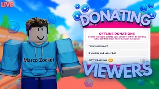 Download Lagu Pls Donate Live Donating To Viewers! (100 Robux = TTS GIFTS) MP3