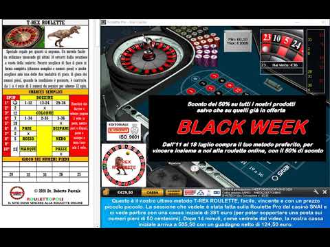 T-REX ROULETTE: 124 EURO IN 14 MINUTI - YouTube