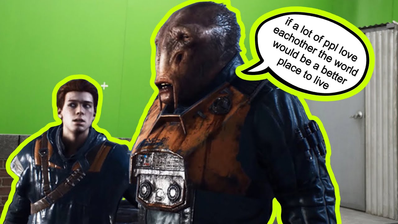 Cal meets Tommy Wiseau Star Wars Jedi Fallen Order YouTube