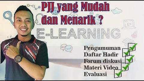 Pembelajaran Jarak Jauh menggunakan LMS Moodle versi Guru