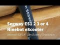 Ninebot ES1 ES2 ES3 ES4 Internal Battery Teardown