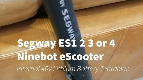 Ninebot ES1 ES2 ES3 ES4 Internal Battery Teardown