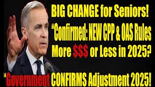 Celebrity 🇨🇦 CPP & OAS 2025 Update – Government Confirms Major Adjustment for Seniors! Wealth