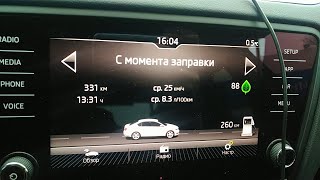 Реальный расход топлива Skoda Octavia A7 FL