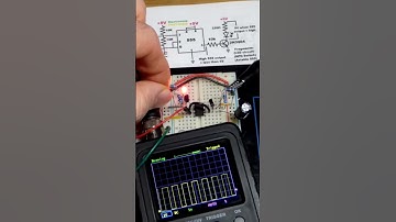 Adding Pull Up Resistor To Output Astable 555 Timer NPN BJT LED Circuit #measuringtool #oscilloscope