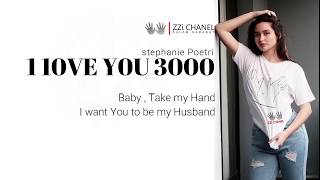 Video thumbnail of "I Love YOU 3000-LIRIK | i love you three thousand-stephanie poetri-ZZi Chanel"