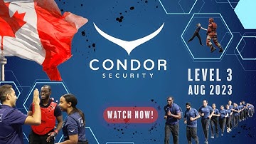 Condor Security Level 3 Training - Aug 2023