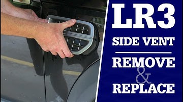 How to Remove the Intake grill on an LR3 / RRS / LR4