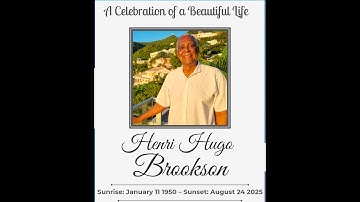 Celebrating The life Of Mr. Henri Brookson