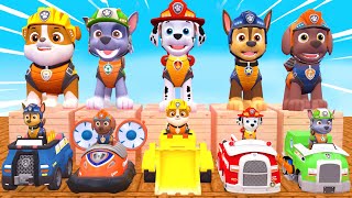 PAW Patrol: Guess The Right Door With Tire Game Mighty Pups Ultimate Rescue Max Level LONG LEGS #29