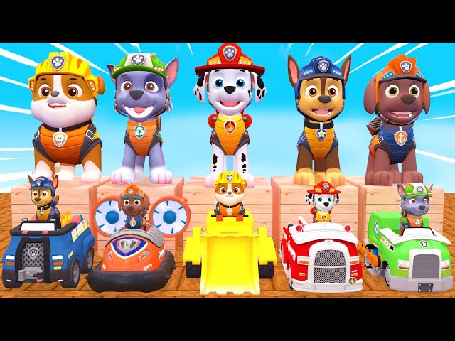 PAW Patrol: Guess The Right Door With Tire Game Mighty Pups Ultimate Rescue Max Level LONG LEGS #29 class=