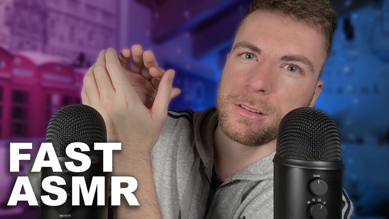 FAST ASMR - finger fluttering, tapping, mouth sounds | ASMR Ita
