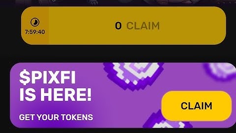 Pixelverse PIXFI Claim Token 18 / 19 July