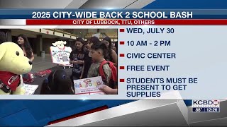 Noon Notebook: City-wide Back 2-School-Bash