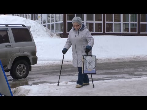 А что вы хотели? Гололёдная ситуация в Димитровграде