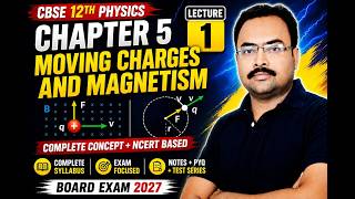 CBSE Class 12 Physics Chapter 5 | Moving Charges and Magnetism | Full NCERT Theory | Lecture 1