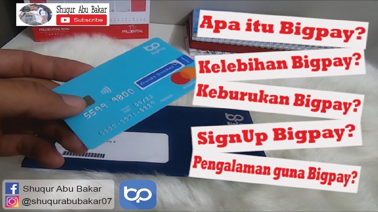 Perkara Yang Anda Kena Tahu Sebelum Apply Bigpay Card Apa Itu Bigpay Daftar Dapat Percuma Rm10 Youtube