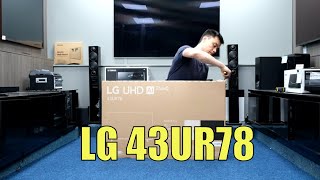 LG 2023 UR78 43' Unboxing, Setup, Test and Review with 4K HDR Demo Videos 43UR78