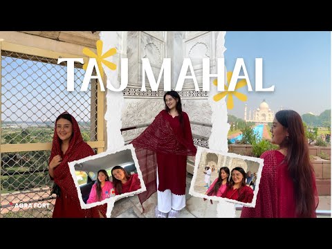 THE WHITE WONDER🤍|TIMELESS BEAUTY|TAJ MAHAL|AGRA FORT🏰|DELHI VLOG|TIBETAN VLOGGER