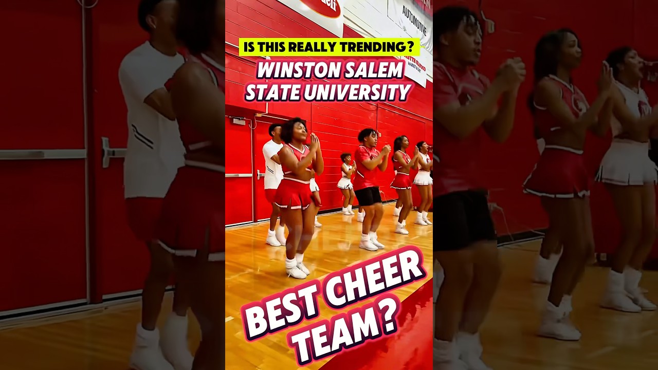 HBCU Cheer Team Brings the HEAT at Winston-Salem State University!